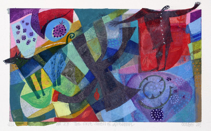 50 small paintings No 23 - 35x30cm – £150