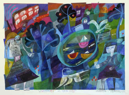 Summer in the City - 72x54cm - £495