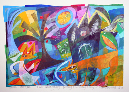 Fox's Wedding Day - 32x23cm - £280